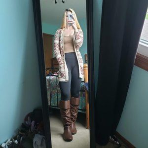 Aztec Sweater Cardigan